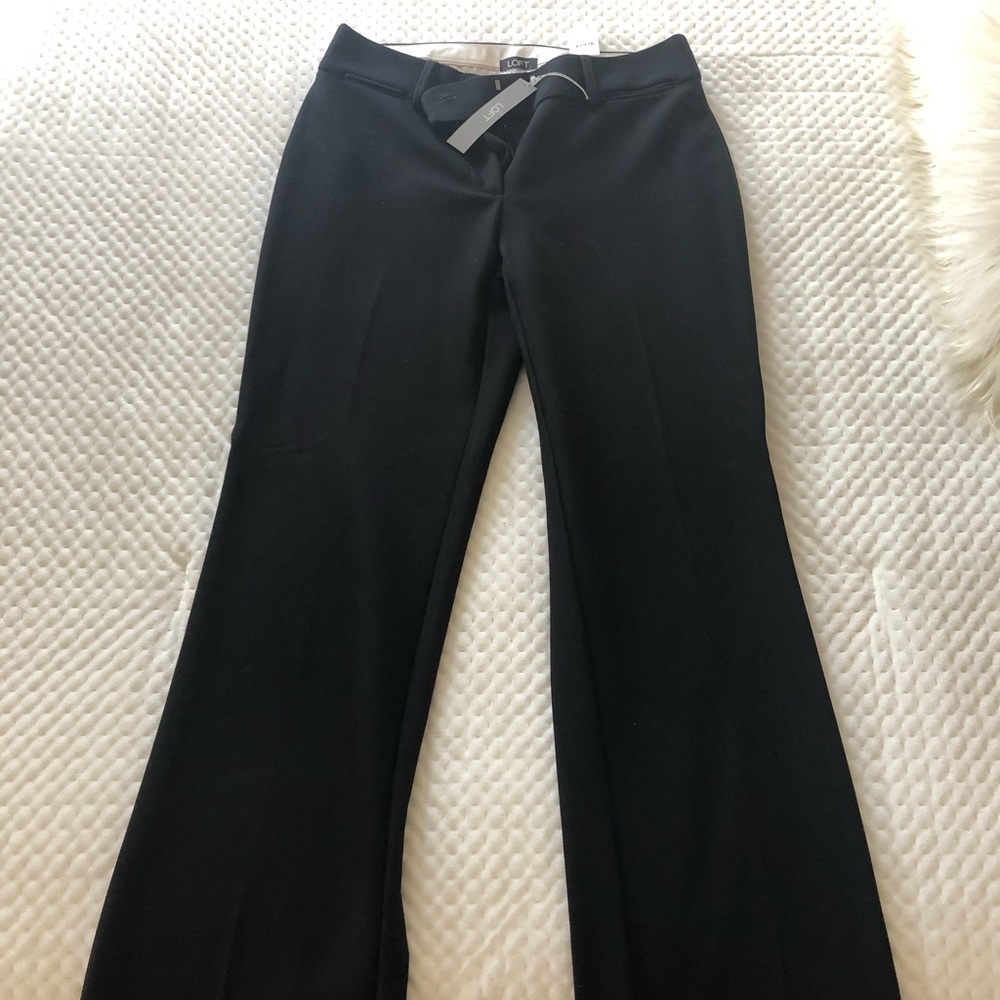 NWT j. Crew dress pants. Black, size 2.